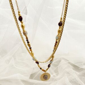 Elegant and Bead Lady Necklace