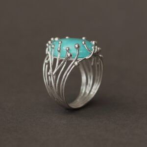 Handmade S925 gemstone ring