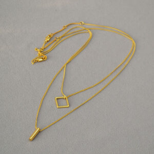 Personally vintage gold plating sweater chain