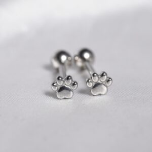 Stainless Steel Oil Pressing Fish Bone Bone Bear Paw  piercing